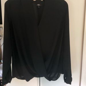 Long sleeved Black Mossimo blouse